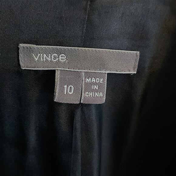 Vince Camuto Women’s Navy Blue Size 10 Long Sleeve Two Button Business Y2K - Picture 2 of 13